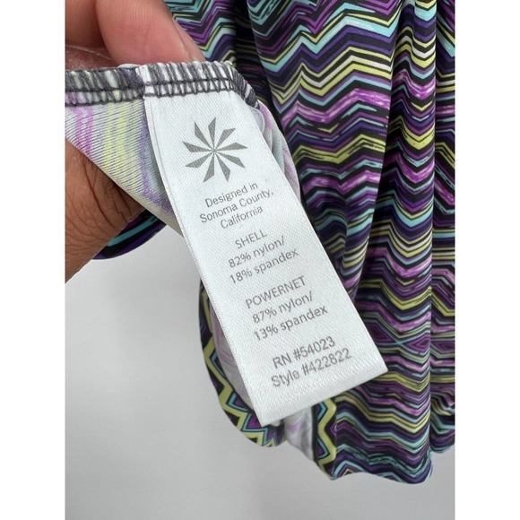 Athleta Multicolor Paisley 36B/C Underwire Twistini Tankini Swim Top #422822 - Picture 4 of 4